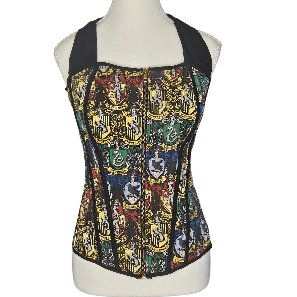 Torrid Harry Potter House Crest Halter Corset Top Size 2 2X Plus Size Rare 2016